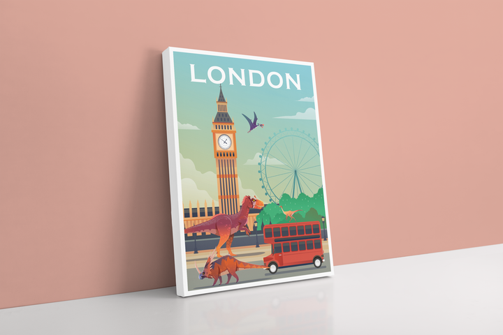 London Canvas Wrap | Jurassic Studio