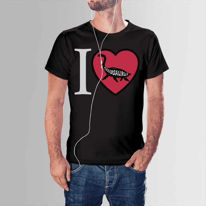 Men I Love Plesiosaurus T-Shirt | Jurassic Studio
