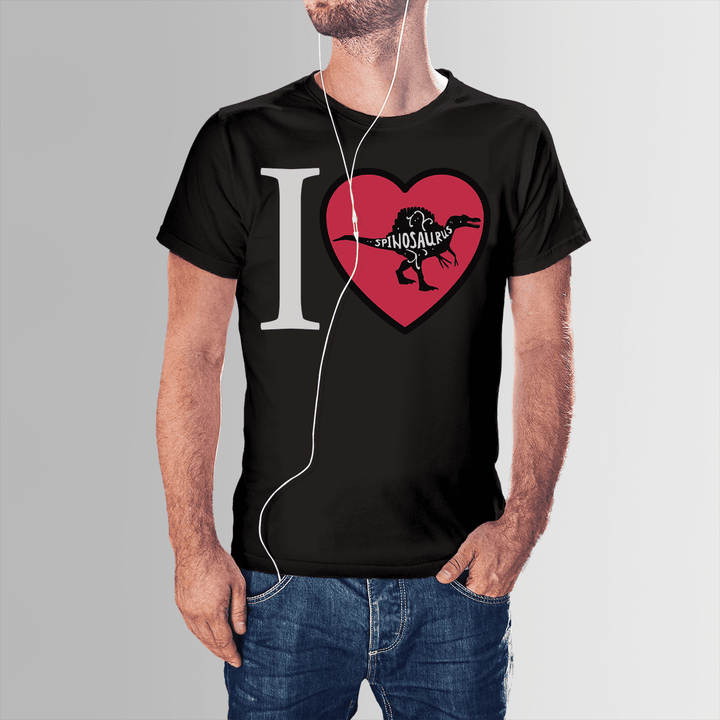 Men I Love Spinosaurus T-Shirt | Jurassic Studio