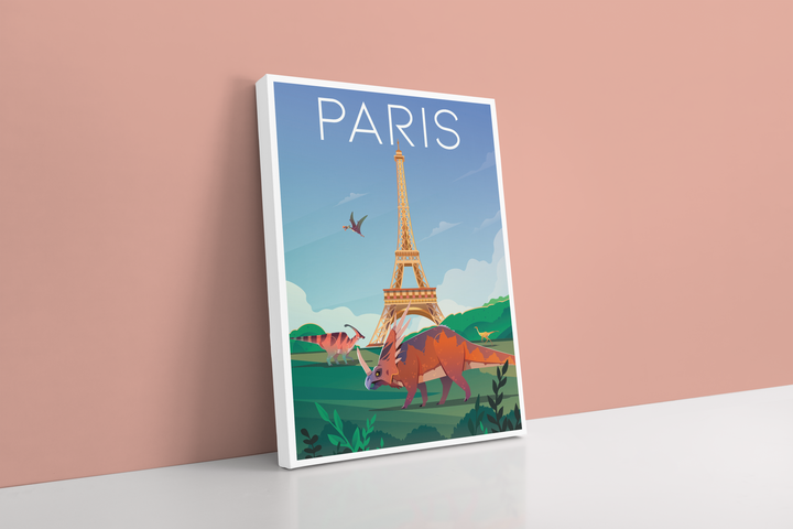 Paris Canvas Wrap | Jurassic Studio