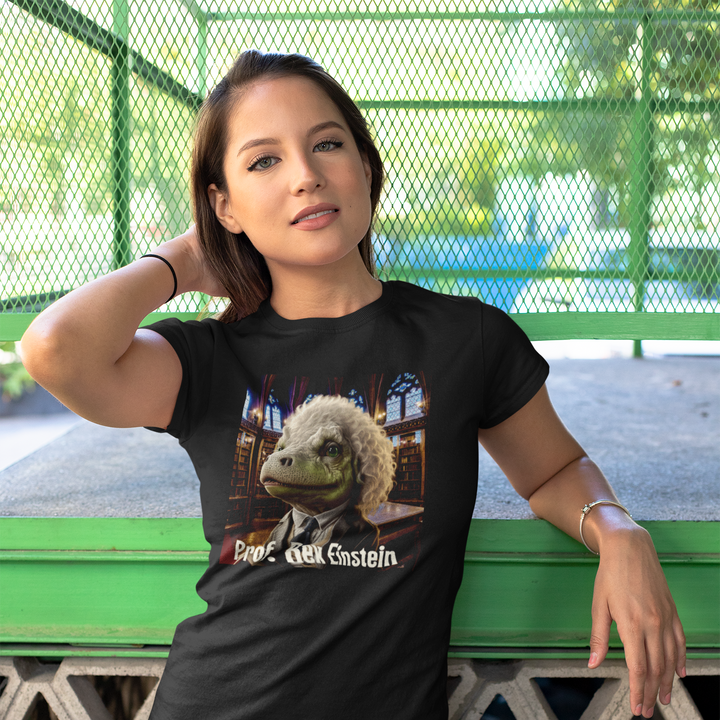 Women Prof. Rex Einstein T-Shirt | Jurassic Studio