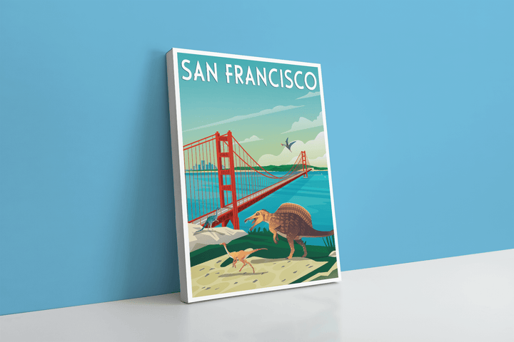 San Francisco Canvas Wrap | Jurassic Studio
