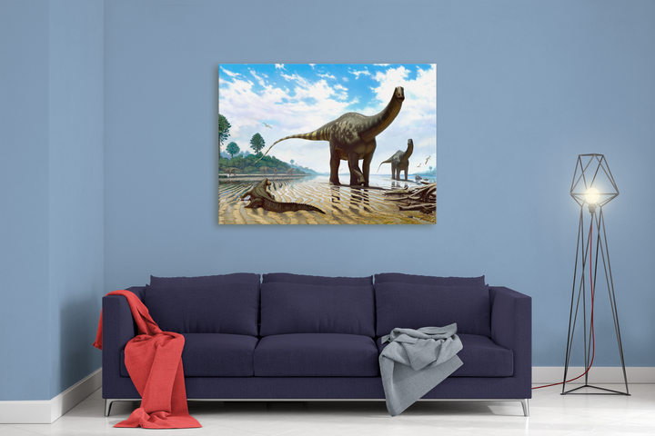 Demandasaurus Canvas Wrap | Jurassic Studio