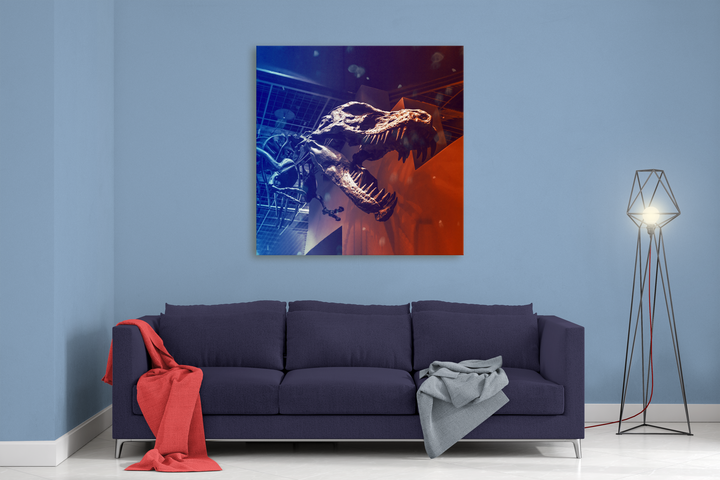 T-Rex Skeleton Canvas Wrap