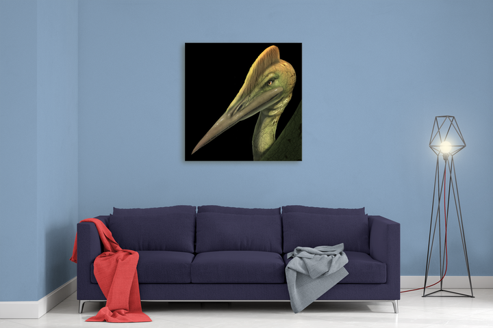 Pterodactyl Portrait Canvas Wrap | Jurassic Studio