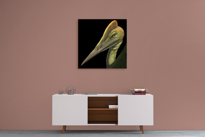 Pterodactyl Portrait Canvas Wrap | Jurassic Studio
