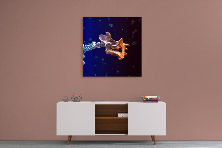 Uintatherium Skeleton Canvas Wrap | Jurassic Studio
