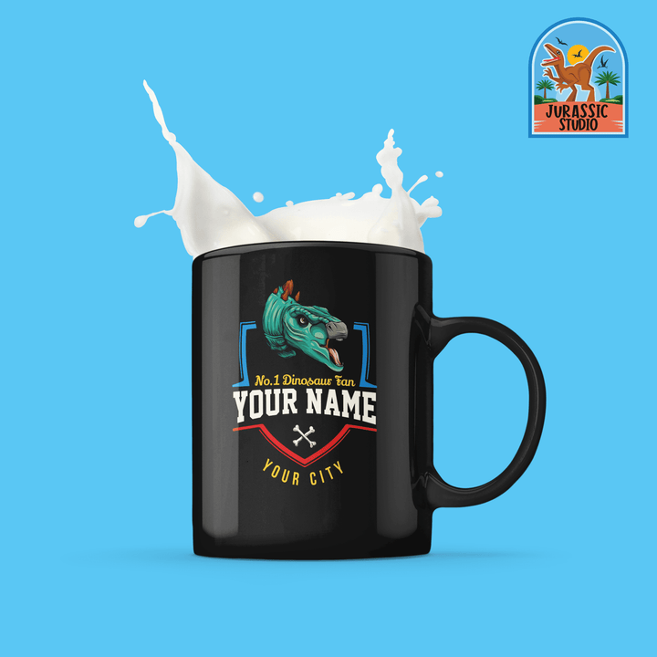 N.1 Stegosaurus Fan Custom Mug | Jurassic Studio