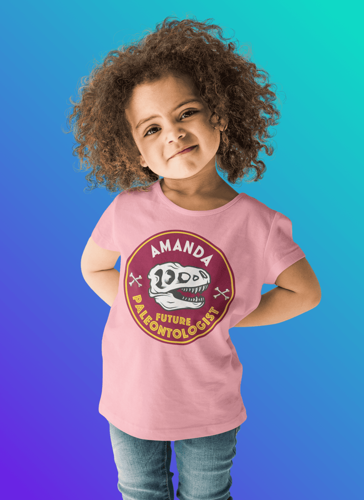 Toddler Custom Future Paleontologist T-Shirt | Jurassic Studio