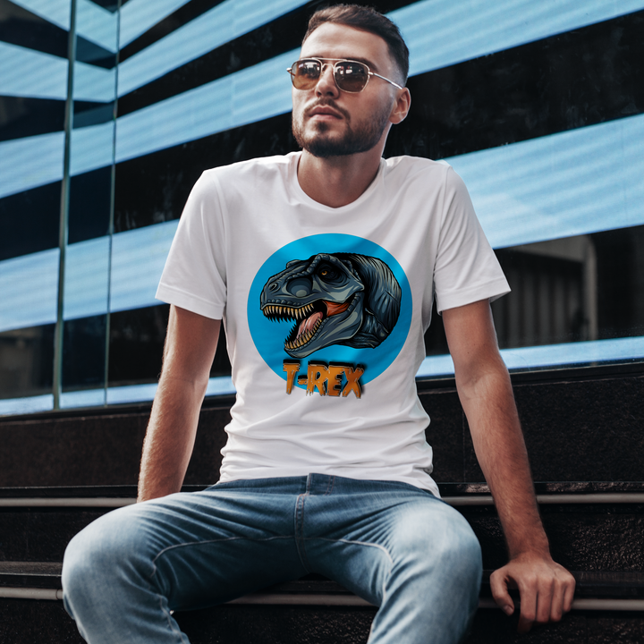 Men T-Rex Head T-Shirt | Jurassic Studio