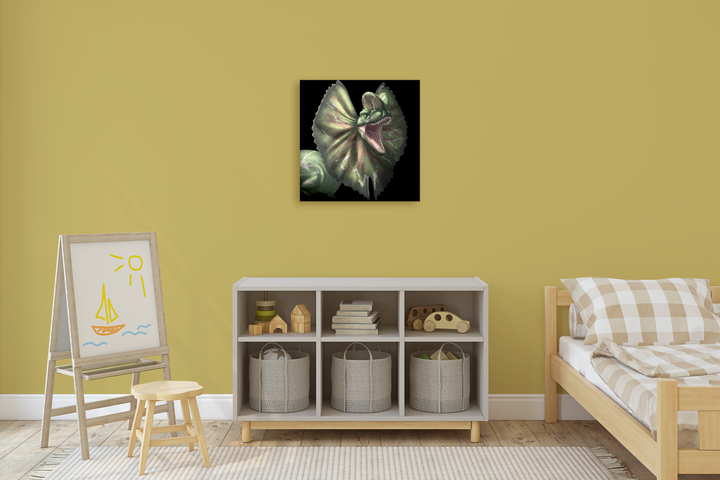 Dilophosaurus Portrait Canvas Wrap | Jurassic Studio