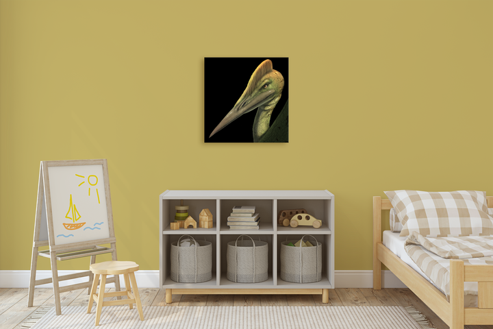 Pterodactyl Portrait Canvas Wrap | Jurassic Studio