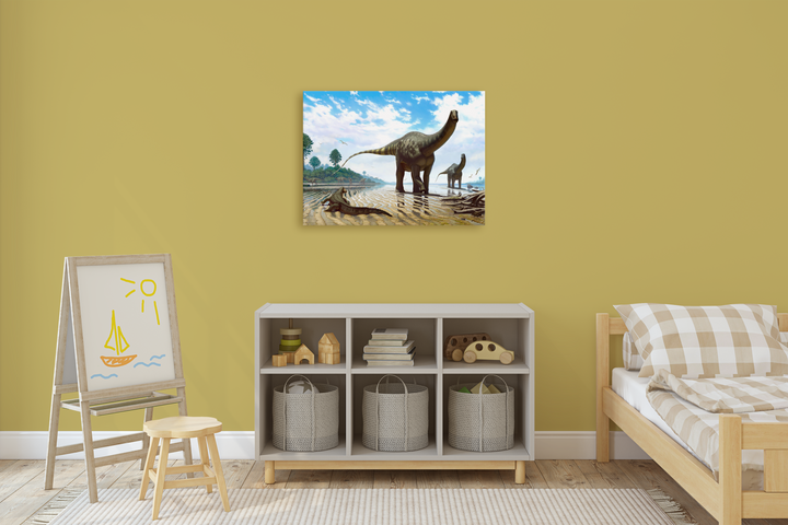 Demandasaurus Canvas Wrap | Jurassic Studio