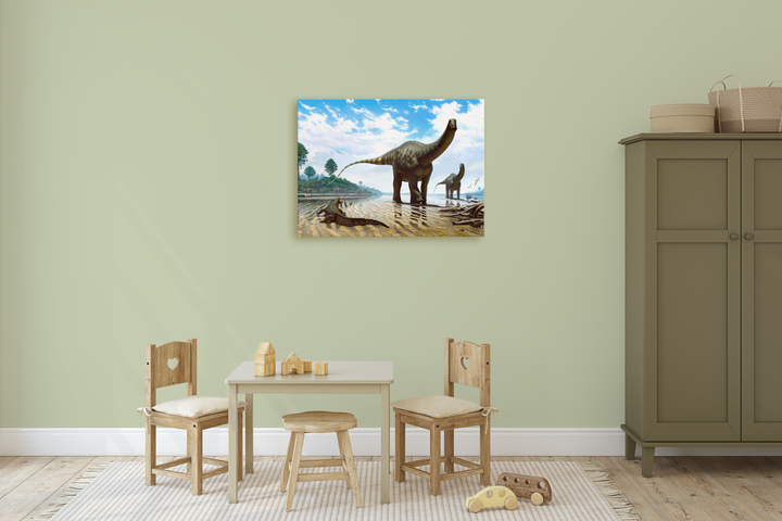 Demandasaurus Canvas Wrap | Jurassic Studio