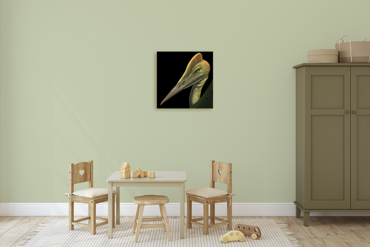 Pterodactyl Portrait Canvas Wrap