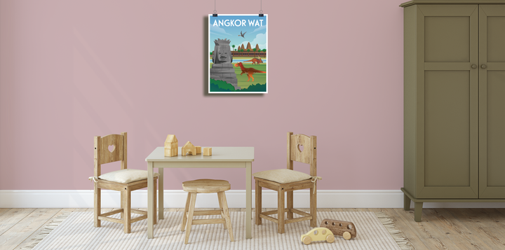 Angkor Wat Poster | Jurassic Studio