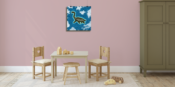 Pterodactyl Island Poster | Jurassic Studio