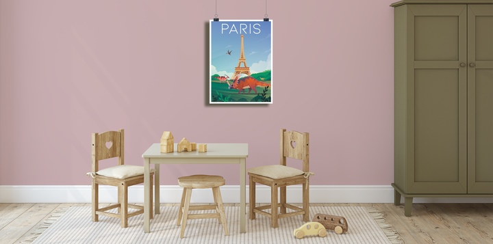 Paris Poster | Jurassic Studio