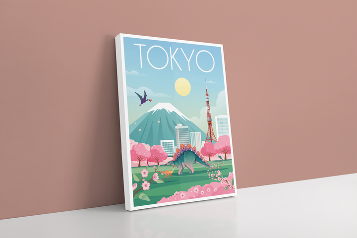 Tokyo Canvas Wrap | Jurassic Studio