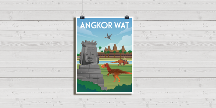 Angkor Wat Poster | Jurassic Studio
