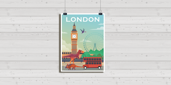 London Poster | Jurassic Studio