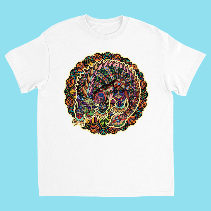 Kids Ankylosaurus Mandala T-Shirt | Jurassic Studio