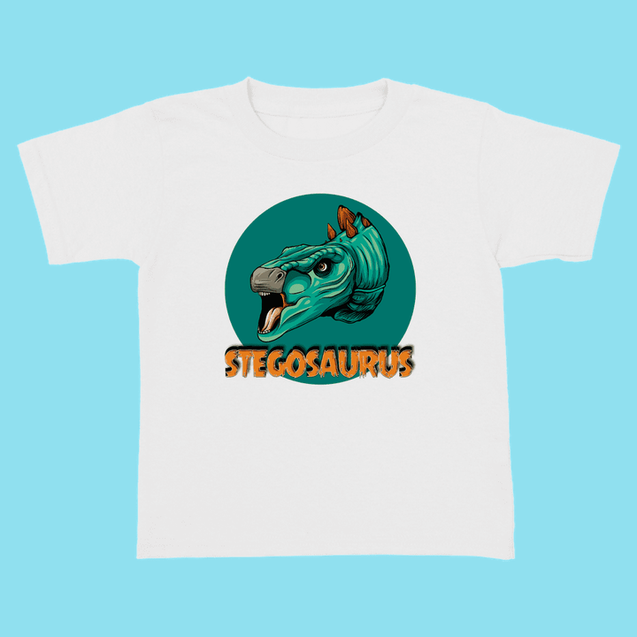 Toddler Stegosaurus Head T-Shirt | Jurassic Studio