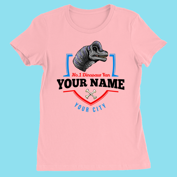 N.1 Brontosaurus Fan Custom Women T-Shirt | Jurassic Studio