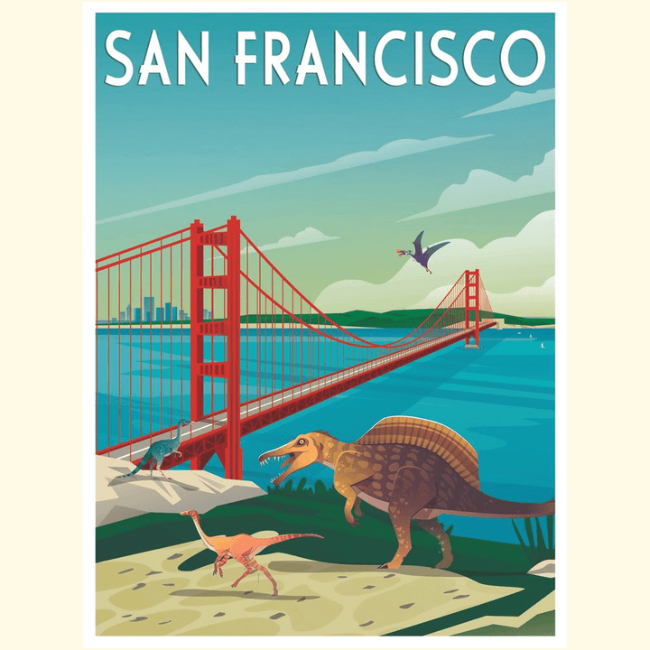 San Francisco Poster | Jurassic Studio