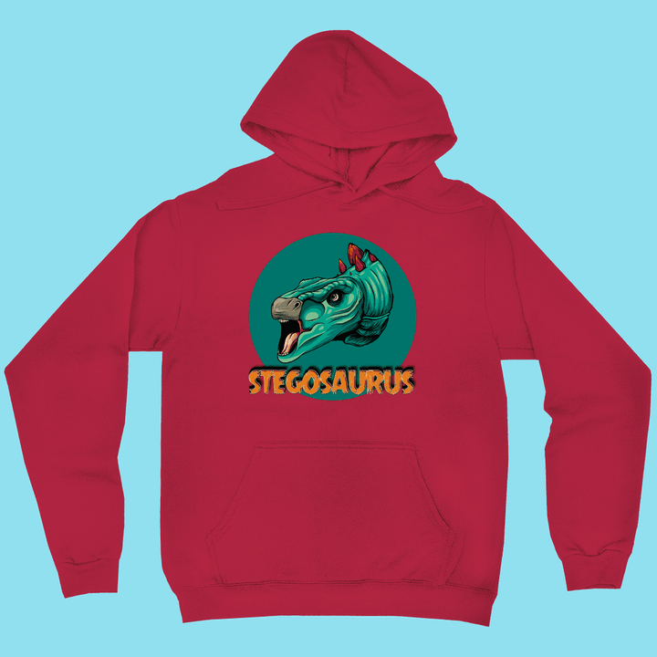 Men Stegosaurus Head Hoodie | Jurassic Studio