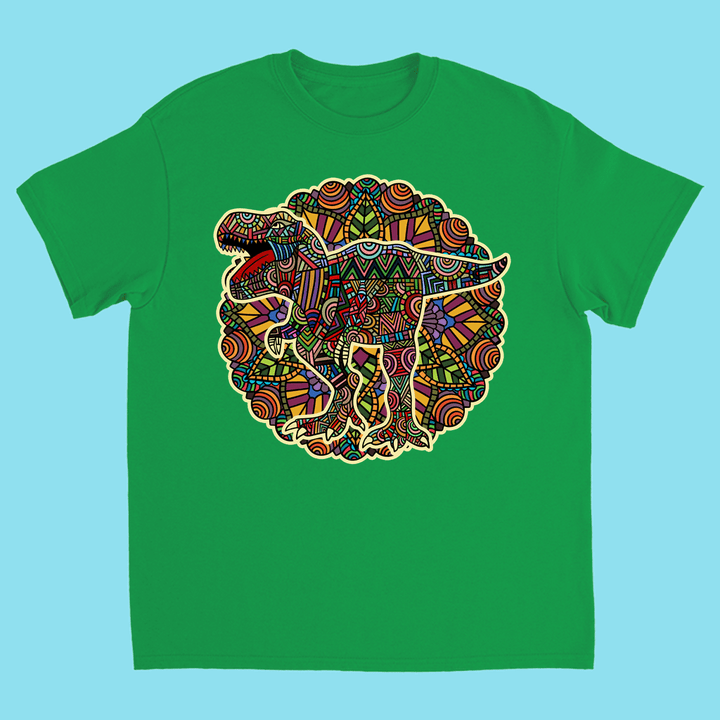 Kids T-Rex Mandala T-Shirt | Jurassic Studio