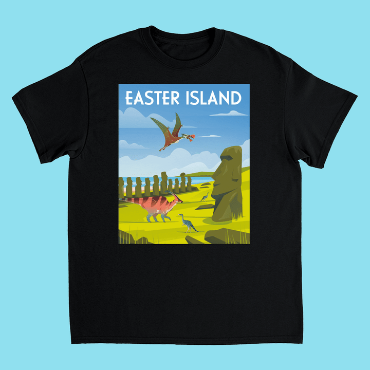 Kids Easter Island T-Shirt | Jurassic Studio