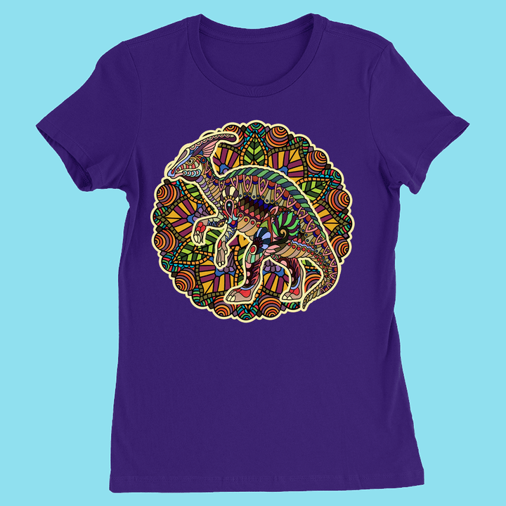 Women Hadrosaur Mandala T-Shirt | Jurassic Studio