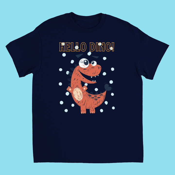 Kids Baby Brown Dino T-Shirt | Jurassic Studio