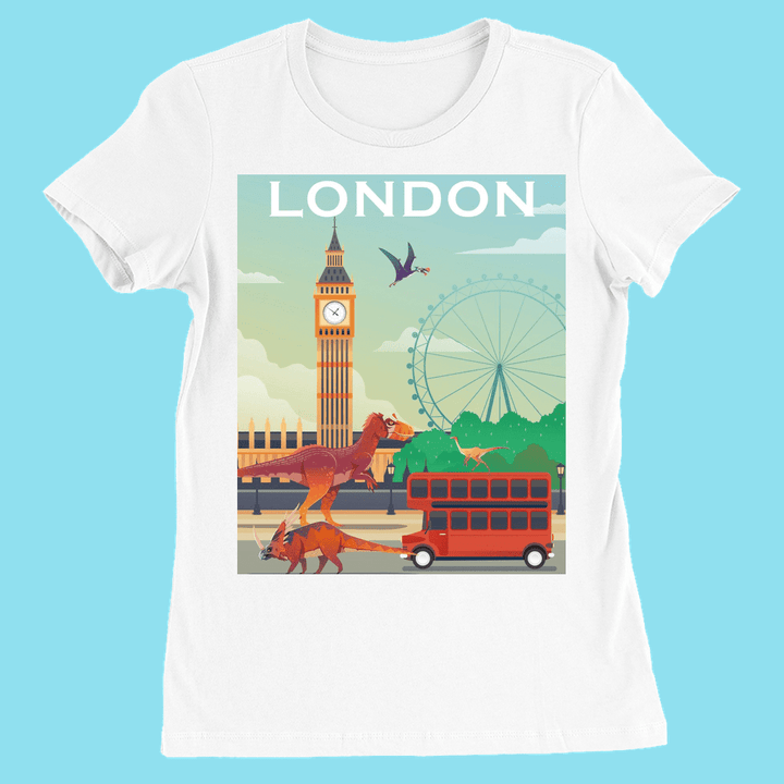Women London T-Shirt | Jurassic Studio
