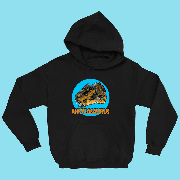 Kids Ankylosaurus Head Hoodie | Jurassic Studio