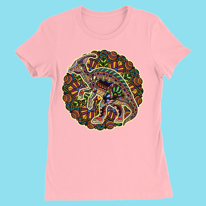 Women Hadrosaur Mandala T-Shirt | Jurassic Studio