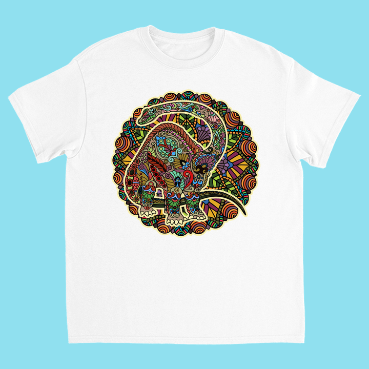Kids Brontosaurus Mandala T-Shirt | Jurassic Studio