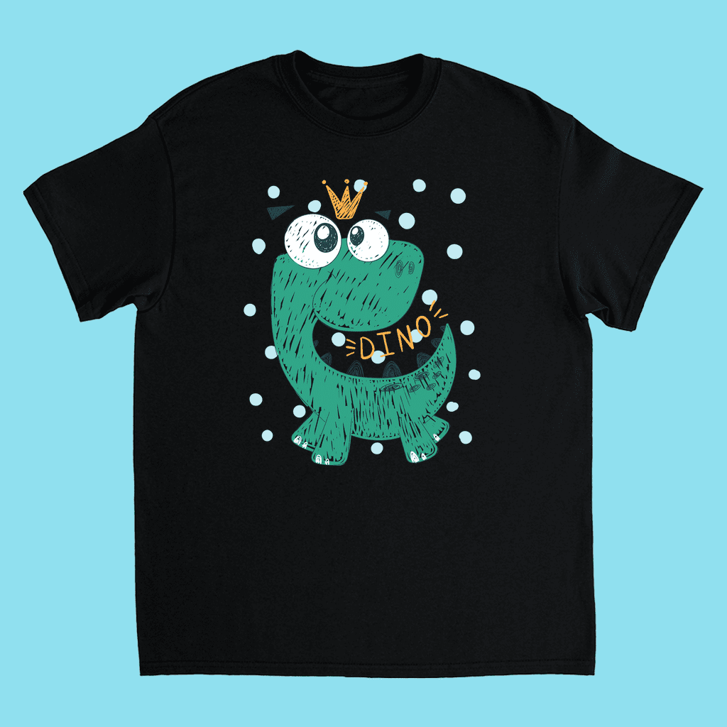 Kids Baby Green Dino T-Shirt | Jurassic Studio