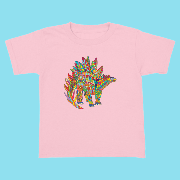 Toddler Stegosaurus Zentangle T-Shirt | Jurassic Studio