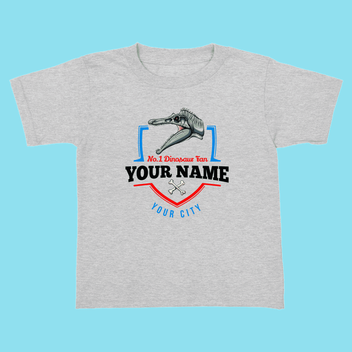 N.1 Spinosaurus Fan Custom Toddler T-Shirt | Jurassic Studio