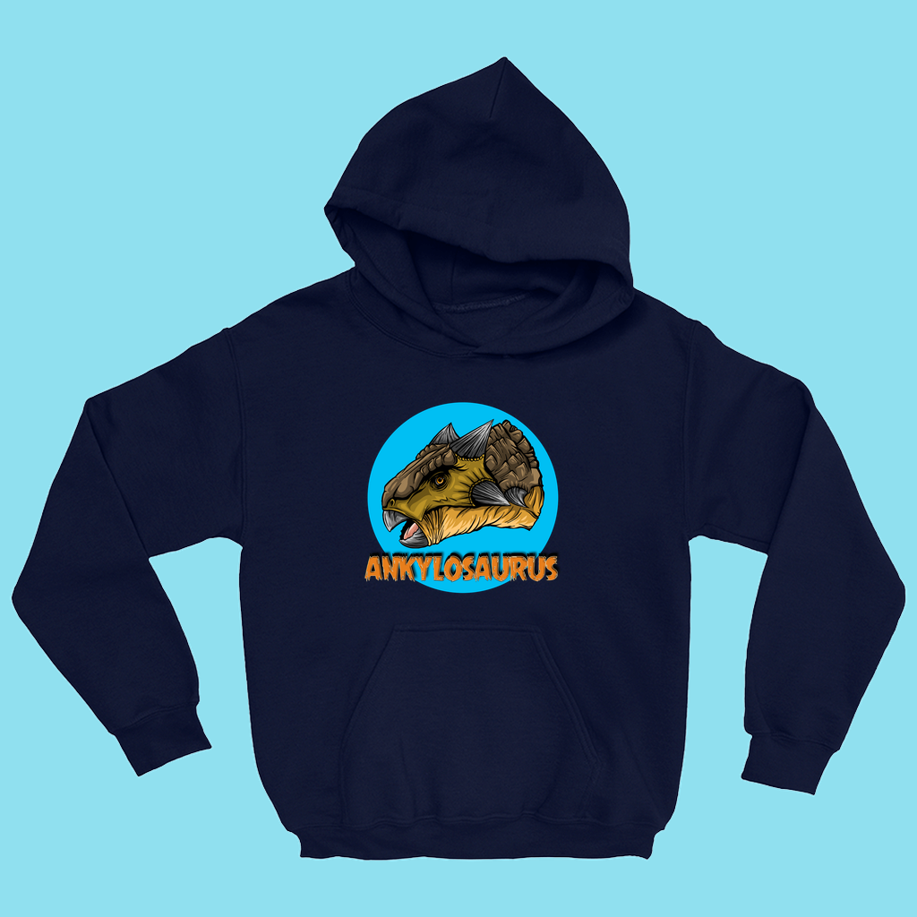 Kids Ankylosaurus Head Hoodie | Jurassic Studio