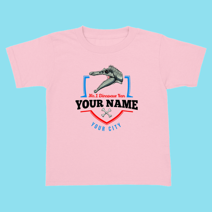 N.1 Spinosaurus Fan Custom Toddler T-Shirt | Jurassic Studio