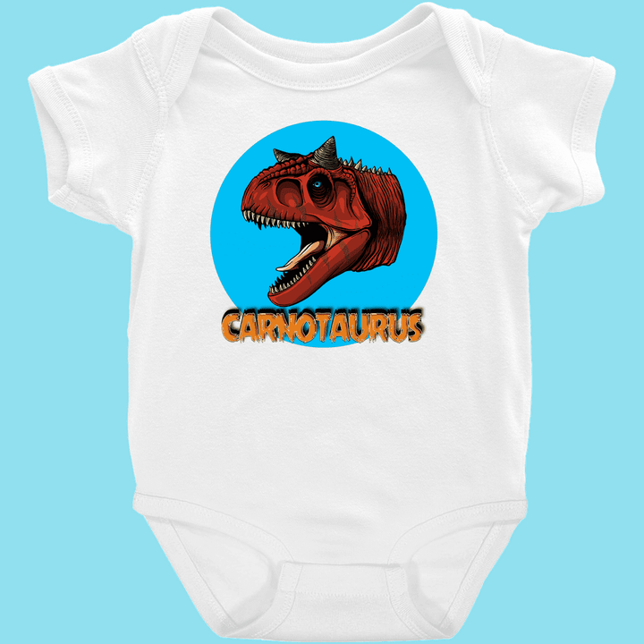 Toddler Carnotaurus Head Onesie | Jurassic Studio