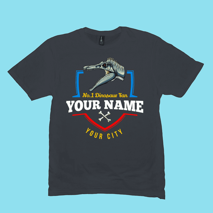 N.1 Spinosaurus Fan Custom Men T-Shirt | Jurassic Studio