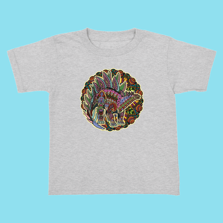 Toddler Stegosaurus Mandala T-Shirt | Jurassic Studio