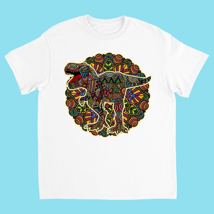 Kids T-Rex Mandala T-Shirt | Jurassic Studio