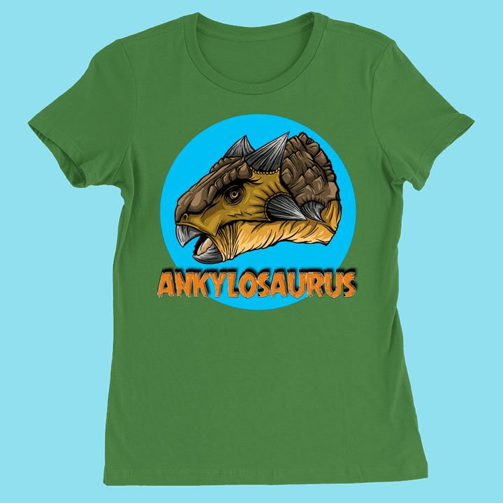 Women Ankylosaurus Head T-Shirt | Jurassic Studio
