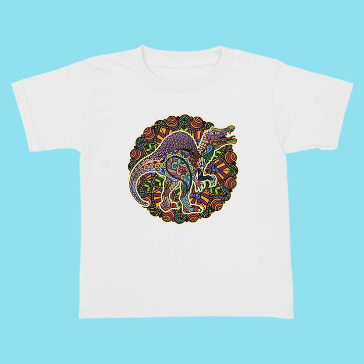 Toddler Spinosaurus Mandala T-Shirt | Jurassic Studio