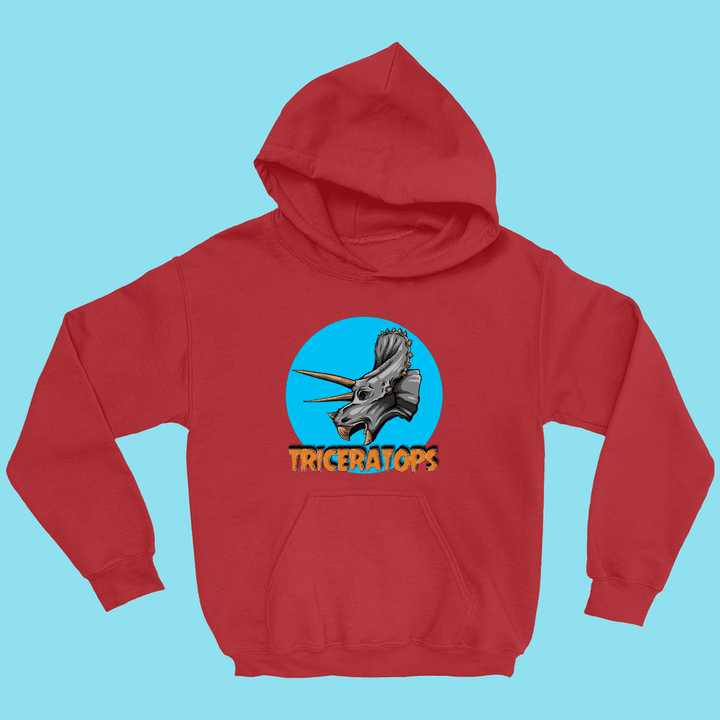 Kids Triceratops Head Hoodie | Jurassic Studio